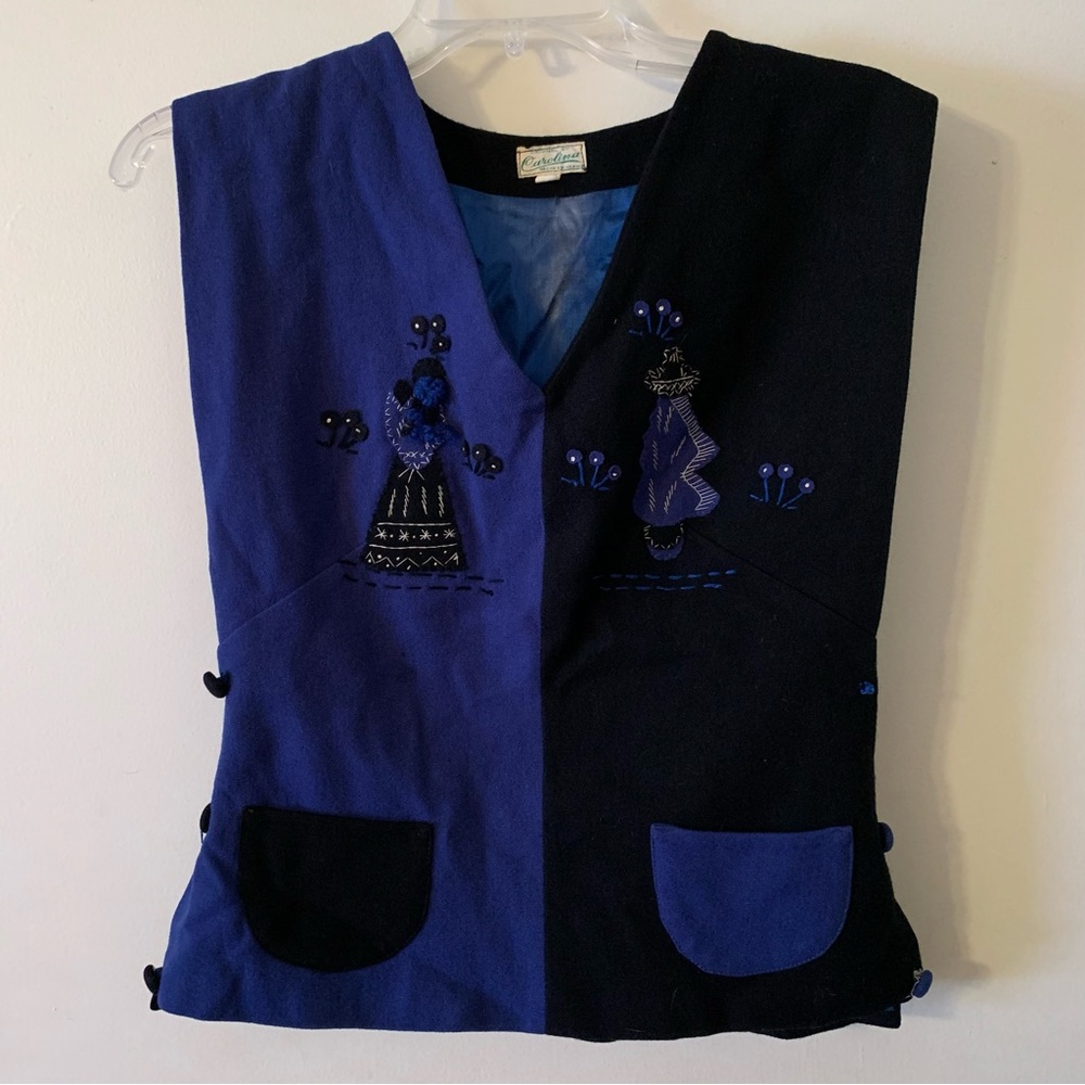 (VINTAGE Original by Carolina Vest ~ Size 14 ~ See measurements ~ Made in Mexico